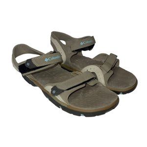 Columbia Riptide Women's Size 9 Shoes Beige Open Toe Hiking Sandals